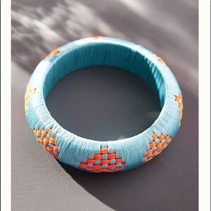 - Anthropologie Patterned  Woven Bracelet